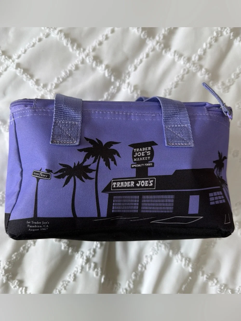 Trader JoeS purple insulated